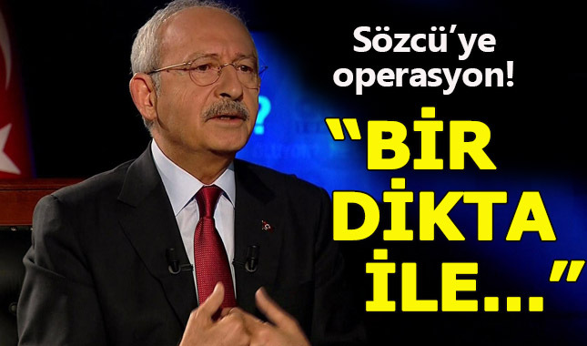 Kılıçtaroğlu Sözcü'ye yapılan operasyon hakkında sert konuştu