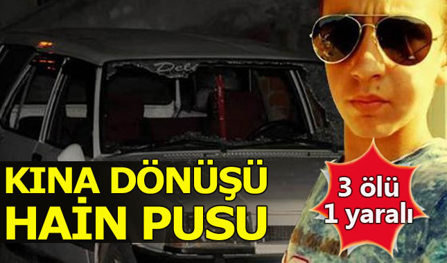 Kına dönüşü kanlı saldırı: 3 ölü, 1 yaralı - Zonguldak Haberleri