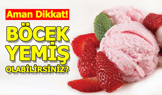 Hangi gıdalarda böcek vardır