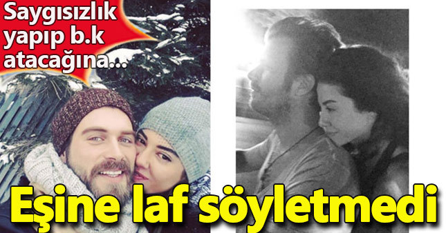 Kıvanç Tatlıtuğ eşini küçümseyen kişiye patladı