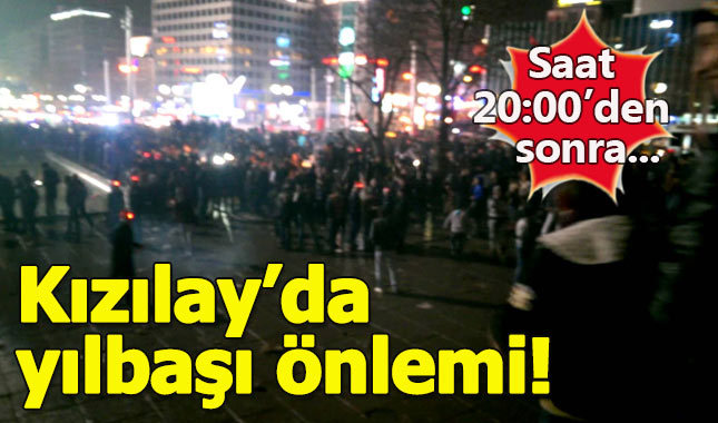 Kızılay, yılbaşında kapatılacak