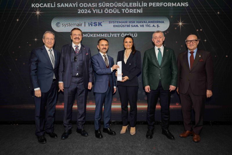 Kocaeli Sanayi Odası'ndan Systemair Türkiye'ye “Mükemmeliyet Ödülü”