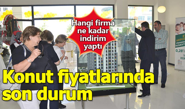 Konut satışında indirime giden inşaat firmaları hangileri?