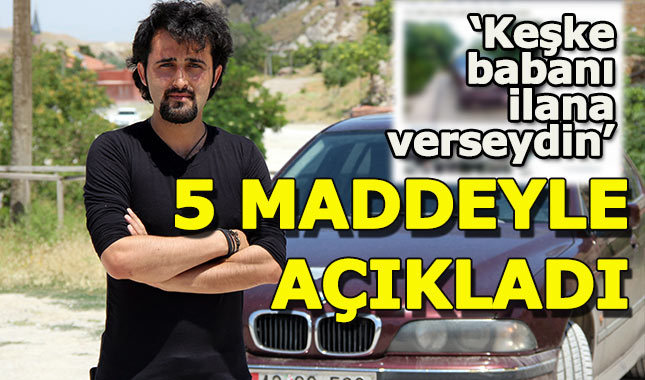 Konya'da babasına kızan genç arabasını 5 maddeyle satışa çıkardı