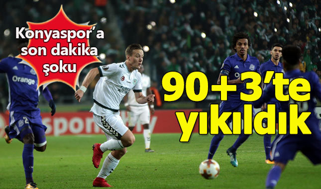 Konyaspor'a son dakika şoku (Konyaspor 1-1 Marsilya maçın özeti ve golleri)