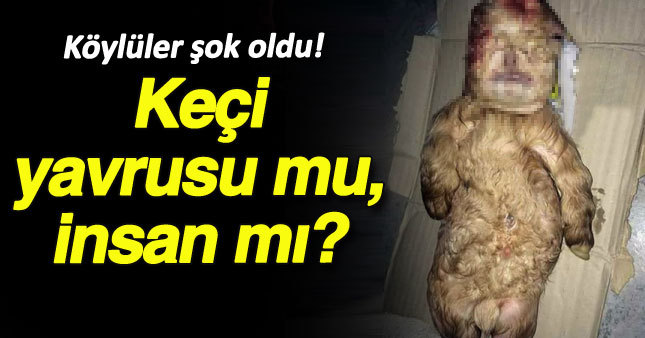 Köylüleri şok eden doğum!