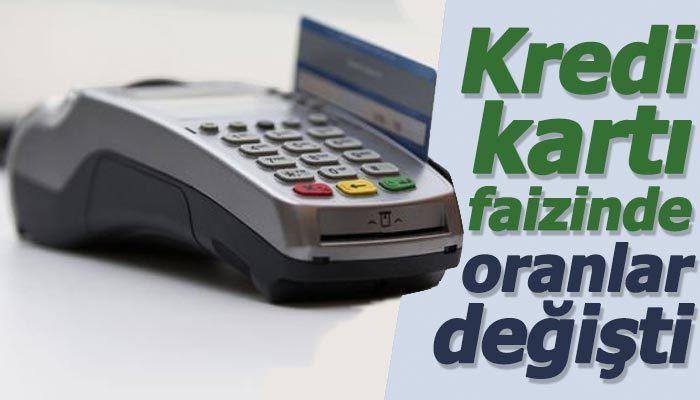 Kredi kartı azami faiz oranı düştü