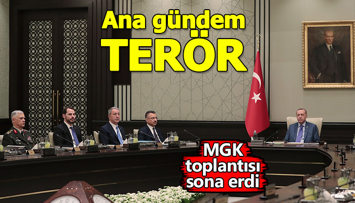 Kritik MGK toplantısı sona erdi