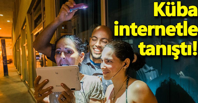 Küba internete kavuştu