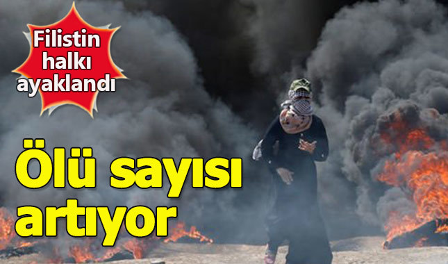 Gazze'de ABD protestoları sürüyor ölü sayısı yükseldi
