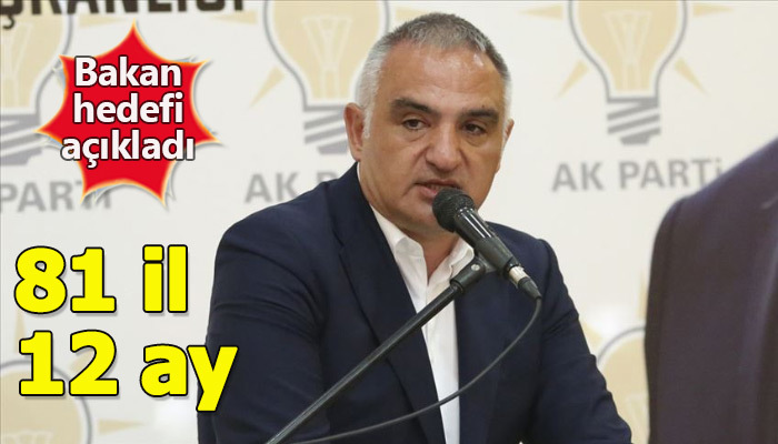 Kültür ve Turizm Bakanı Ersoy, turizmle ilgili hedeflerini açıkladı