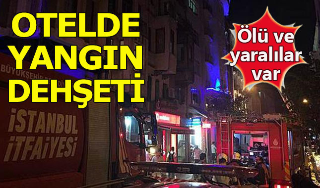 Kumkapı'da otel yangını! İçerde mahsur kalanlar var