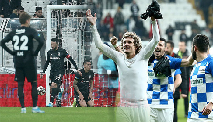 Kupada Erzurum şov! Beşiktaş'a havlu attırdı
