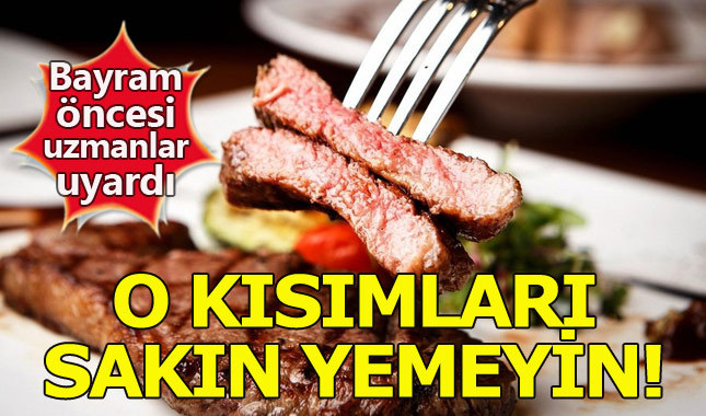 Kurban Bayramı öncesi uzmanlardan et uyarısı