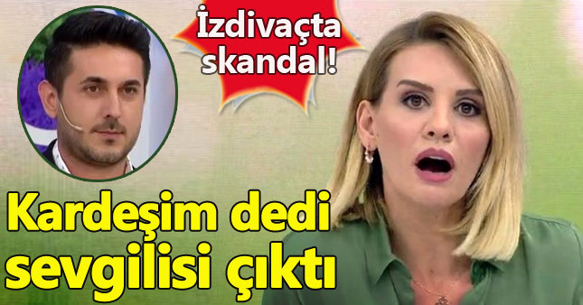 İzdivaçta 'kuzenim' dediği kadın sevgilisi çıktı