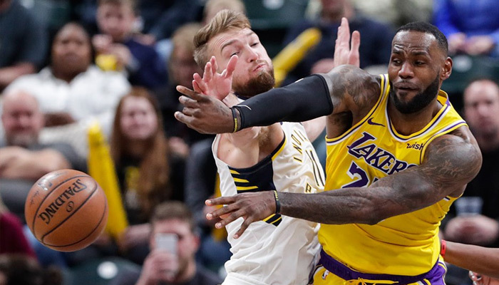 Lakers'ın deplasman serisini Indiana bozdu