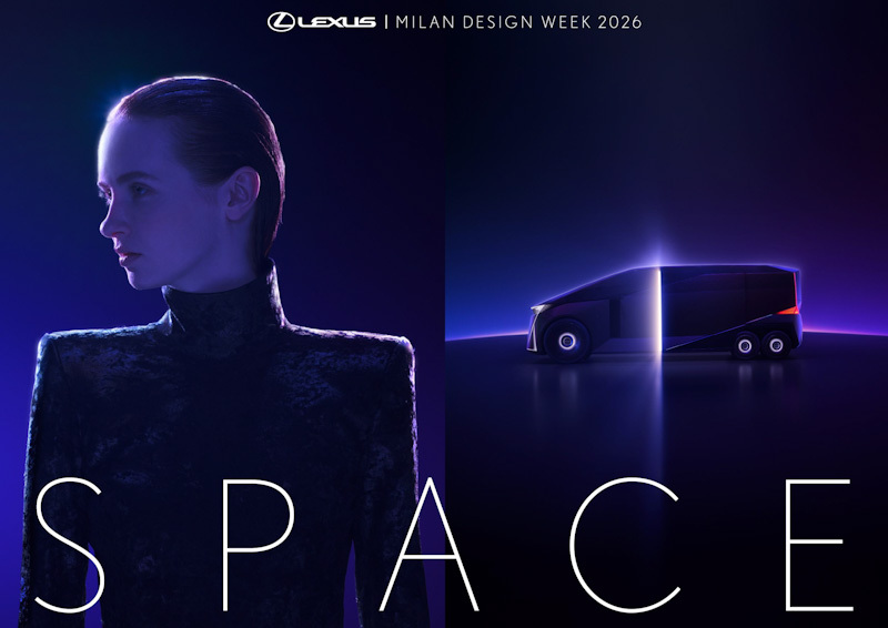 Lexus, Milano Tasarım Haftası'nda “SPACE” Enstalasyonunun Dünya Prömiyerini Yapacak