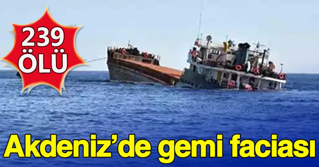 Libya'da göçmen gemisi battı: 239 ölü