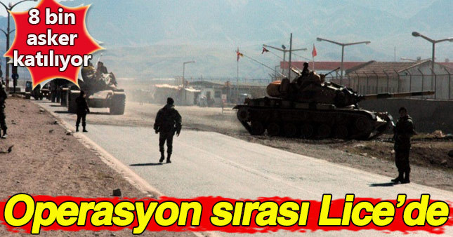 Lice'de PKK'ya yönelik operasyonlar başlatıldı