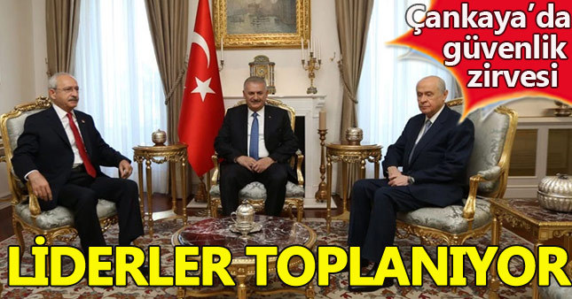 Liderler Çankaya'da bir araya gelecek