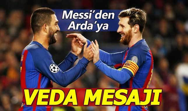 Lionel Messi'den Arda Turan'a veda mesajı