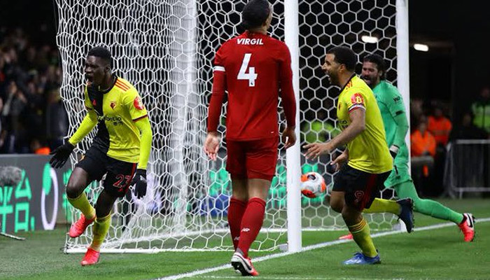Liverpool'a Watford hezimeti! 44 maçlık seri sonra erdi