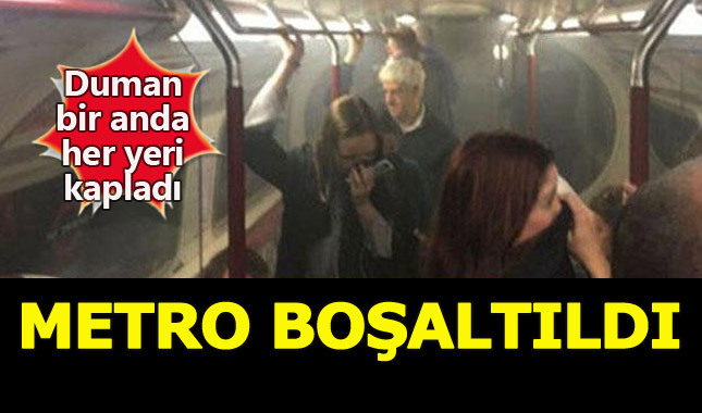 Londra metrosunda panik, istasyonu boşaltıldı!