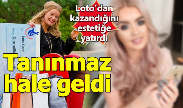 Loto'dan kazandığı parayı estetiğe yatırdı