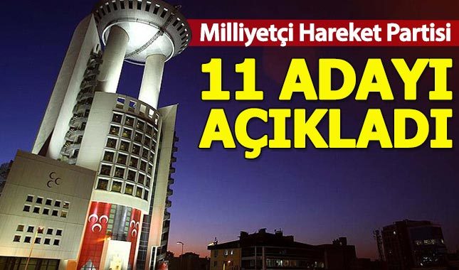 MHP 11 ilde belediye başkan adaylarını açıkladı