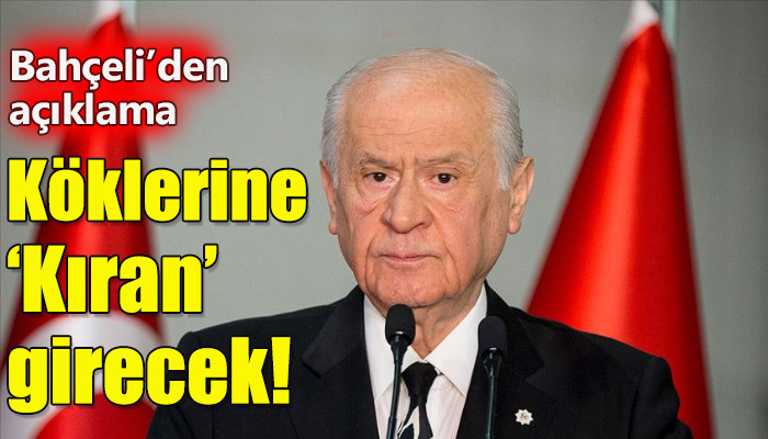 MHP Genel Başkanı Bahçeli'den terör açıklaması