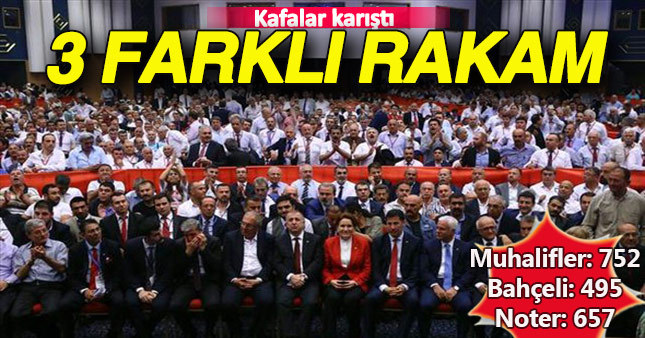 MHP kongresinde delege sayısında kafalar karıştı