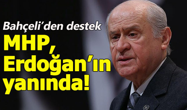 MHP lideri Bahçeli'den Edoğan'a İdlib desteği geldi