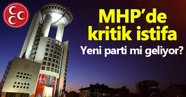MHP'de referandum sonrası kritik istifa