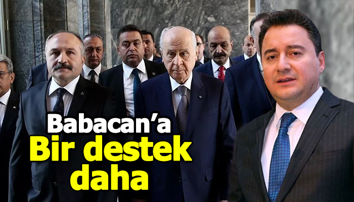 Ali Babacan'a eski MHP'lilerden destek