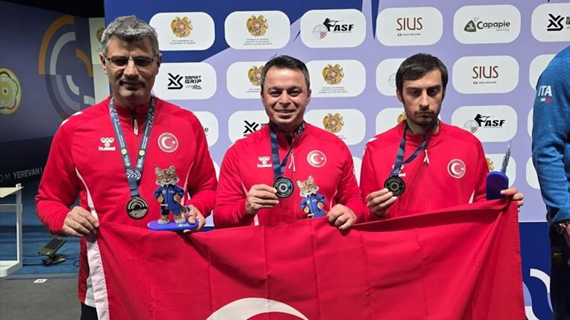 MİLLİ ATICILAR AVRUPA HAVALI SİLAHLAR ŞAMPİYONASI'NDA GÜMÜŞ MADALYA KAZANDI