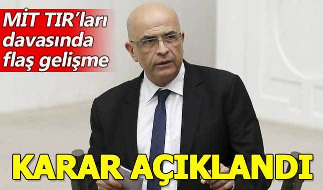 MİT TIR'ları davasında Enis Berberoğlu'na hapis cezası - Enis Berberoğlu kimdir nereli kaç yaşında?