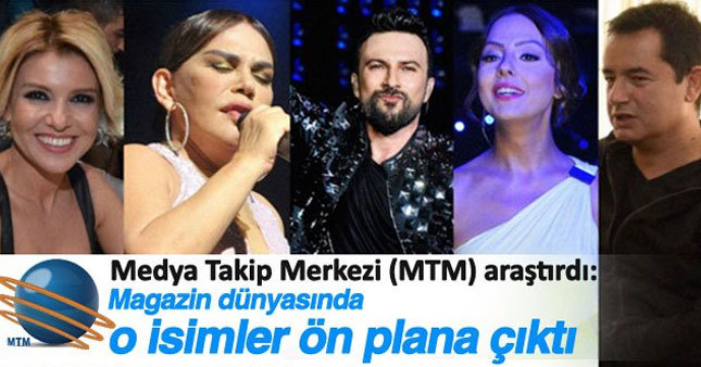 MTM Medya Takip Merkezi Araştırdı: İşte Mart ayında magazin dünyasının öne çıkan isimleri...