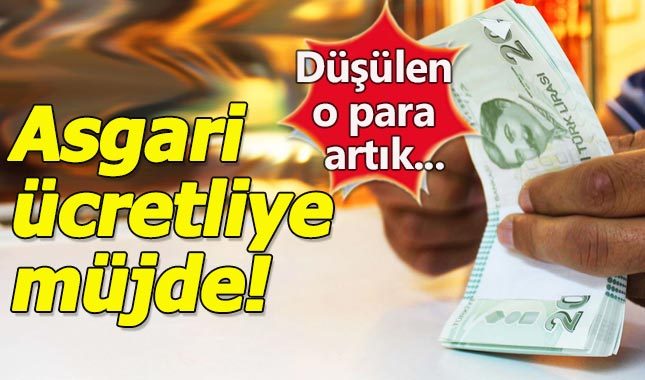 Maaşından para düşülen asgari ücretliye müjdeli haber!