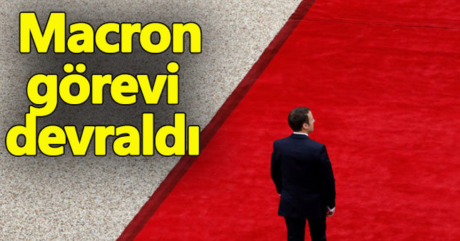 Macron Cumhurbaşkanlığı görevini devraldı