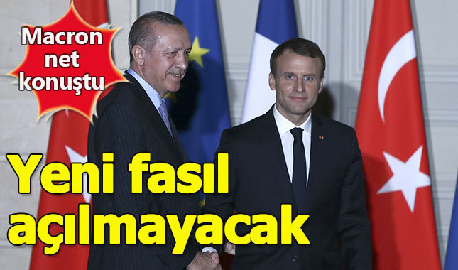 Macron, Türkiye'nin AB sürecine ilişkin umut vermedi
