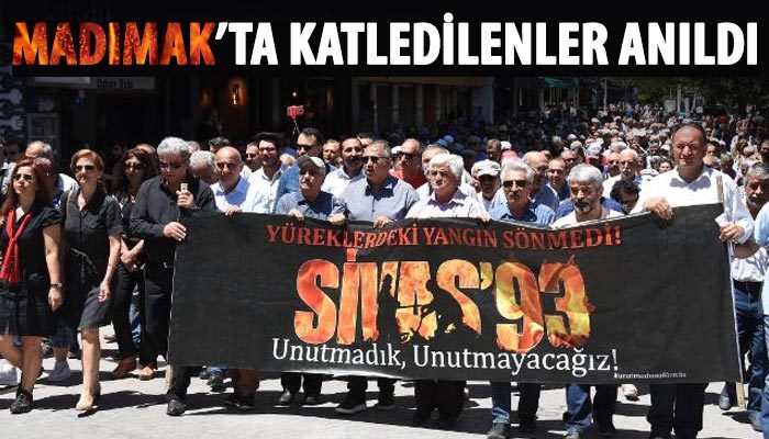 Madımak'ta katledilen aydınlar anıldı