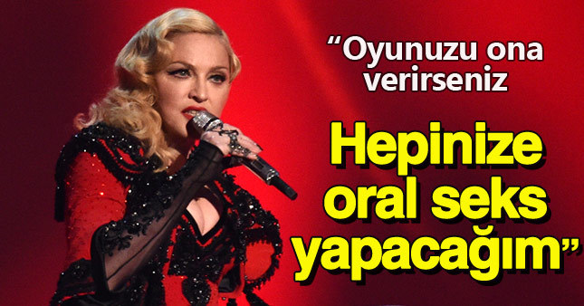 Madonna'dan ilginç teklif! Hangi aday için oy istedi?