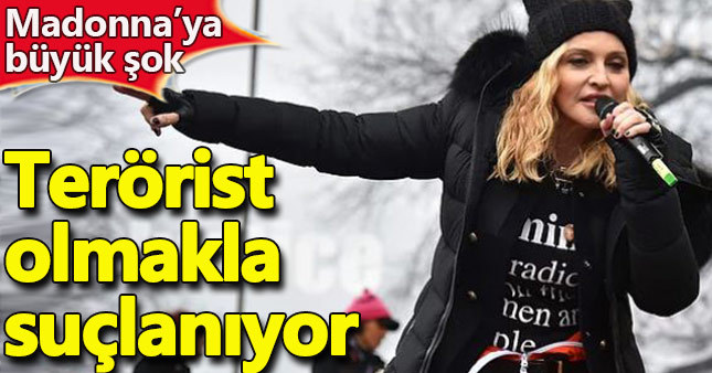 Madonna'ya terörist suçlaması