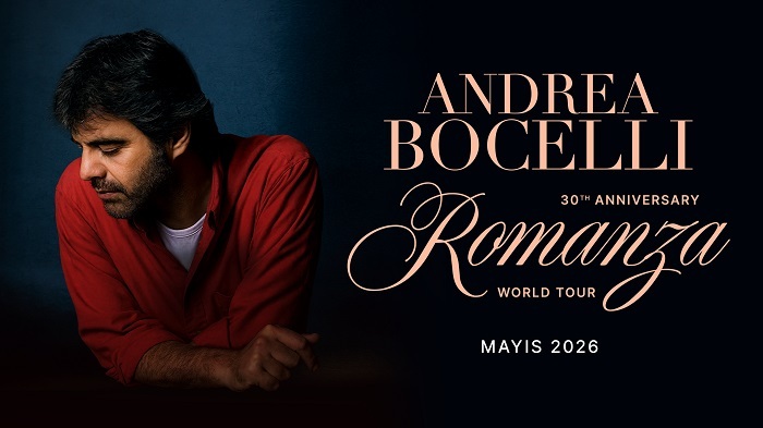 Maestro Andrea Bocelli, 30 Mayıs'ta İstanbul'da sahne alacak