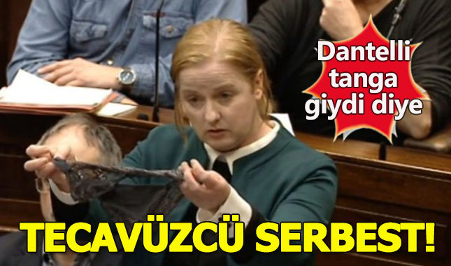 Mağdur tanga giydi diye tecavüzcü serbest kaldı