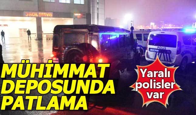 Malatya'da özel harekat mühimmat deposunda patlama: 2 polis yaralı