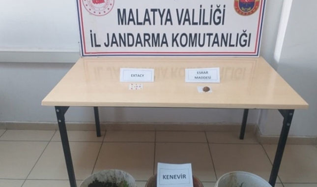 Malatya'da uyuşturucu baskını: 1 tutuklama