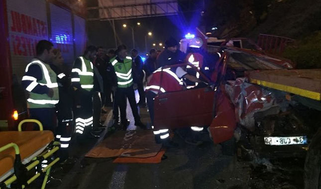 Maltepe'de ölümlü trafik kazası