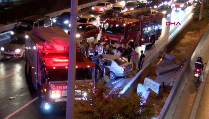 Maltepe'de trafik kazası