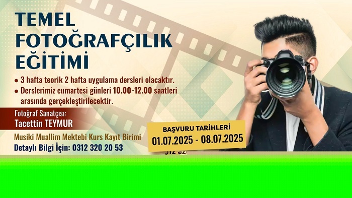 Mamak Belediyesi'nden Fotoğrafçılık Eğitimi